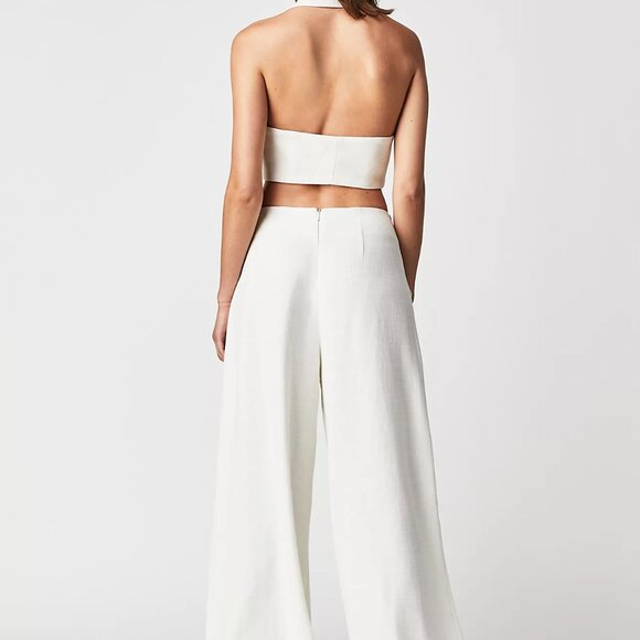 RUMER ARDEN BLAZER CROP TOP - BLACK - Picture 4 of 4